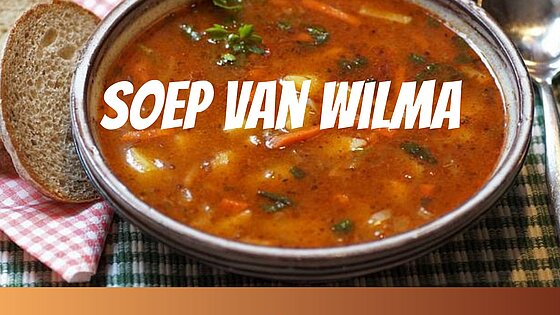 Foto van tomatensoep