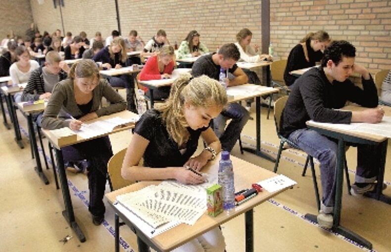 Leerlingen in klas vo of mbo